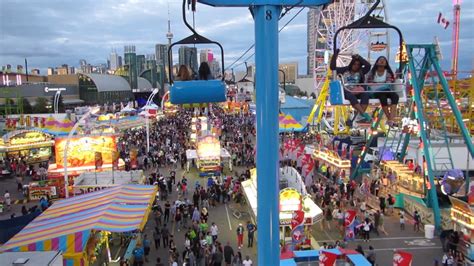 CNE SKYRIDE (early Evening Ride) Toronto Aug 2017 - YouTube