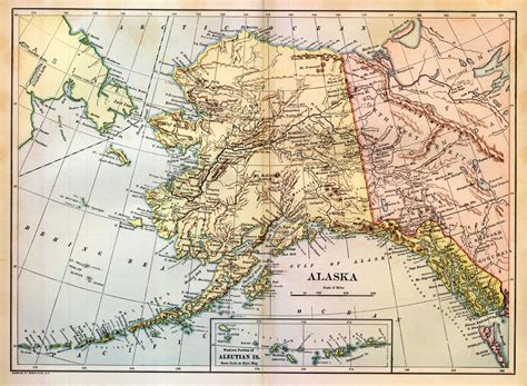 alaska map - Free Large Images