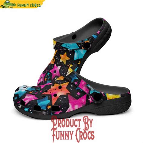 Colorful Stars Art Crocs Shoes - Discover Comfort And Style Clog Shoes ...