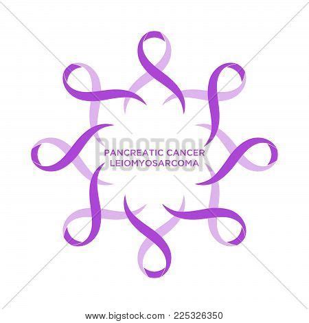 Cancer Ribbon Purple Vector & Photo (Free Trial) | Bigstock