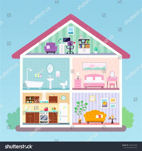 Doll House Drawing Royalty-Free Images, Stock Photos & Pictures | Shutterstock