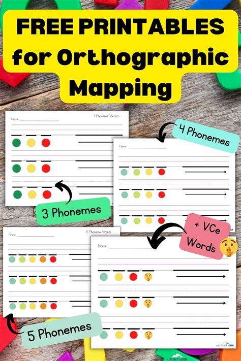 Free Orthographic Mapping Worksheets