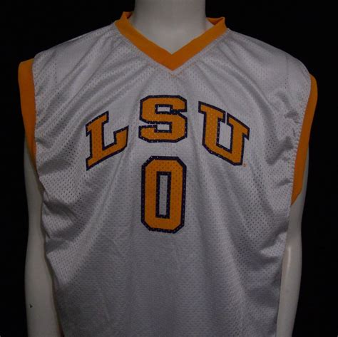 LSU Basketball Jersey Extra Large #0 Louisiana State University Tigers NCAA #Starter #LSUTigers ...