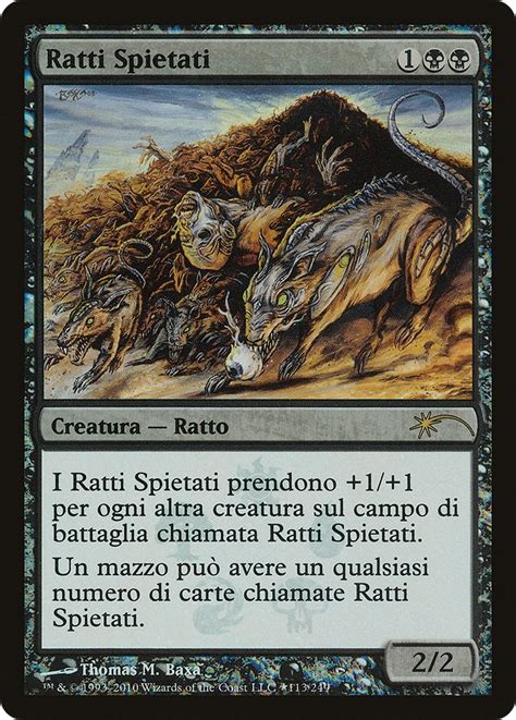 Relentless Rats (Italian) - "Ratti Spietati" - Unique and Miscellaneous Promos - Magic: The ...