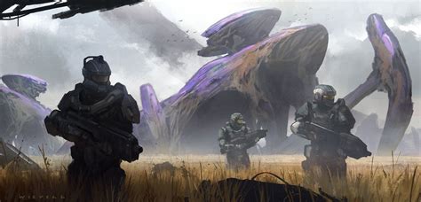 Scarab Graveyard by thomaswievegg | Halo backgrounds, Halo game, Halo spartan