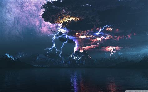 Lightning Wallpapers - Top Free Lightning Backgrounds - WallpaperAccess