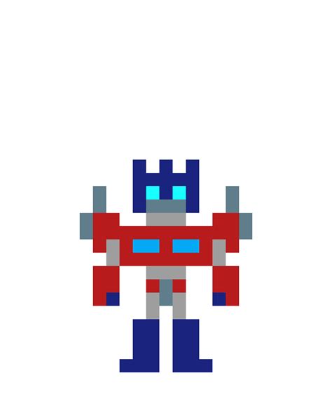 Optimus Prime Pixel Art Rtransformers - vrogue.co