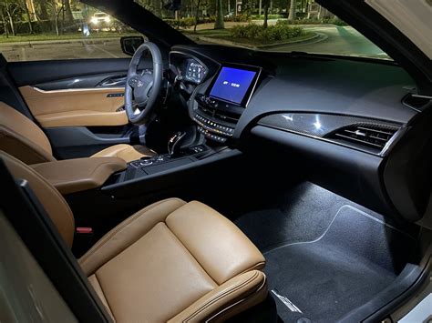 2021 Cadillac CT5-V Interior At Night: Live Photo Gallery