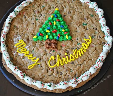 Christmas Cookie Cake - Shugary Sweets