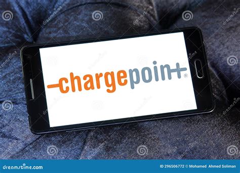 ChargePoint company logo editorial photography. Image of smartphone ...