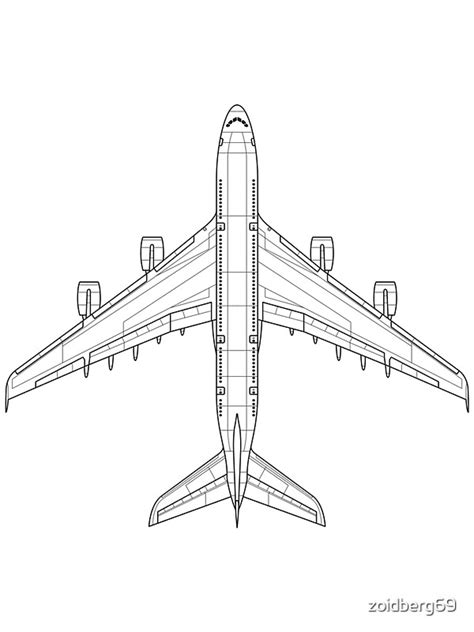 "Airbus A380 Blueprint" Stickers by zoidberg69 | Redbubble