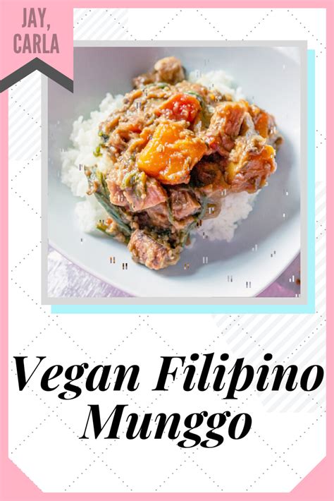 Vegan Filipino Munggo (Balatong) Recipe