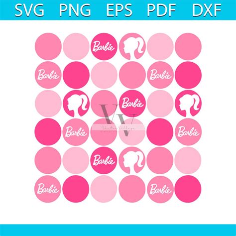 Retro Barbie Pink Girl Doll SVG Barbie Girl SVG Cricut File - Inspire ...