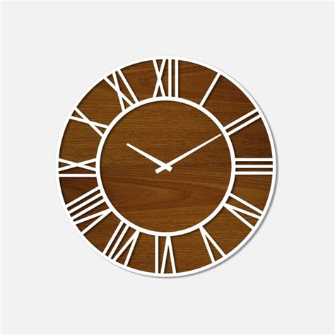 KAYU Large Wooden Wall Clock 50-60cm Wood Series - Big Wall Clock Aesthetic Design | Shopee ...