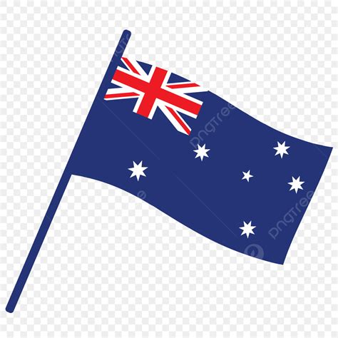 Australian Flag Vector Illustration, Australia, Flag, Australian Flag PNG and Vector with ...