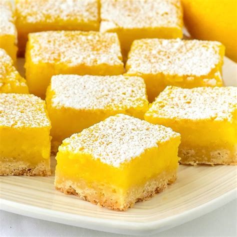 Super Easy Lemon Bars. New & improved with only 5 simple ingredients!