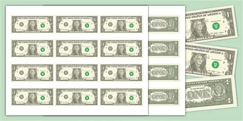 Printable Play Money Template