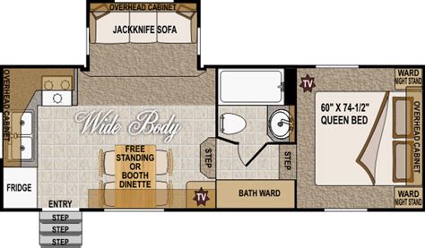 Arctic Fox 25S Floor Plan - floorplans.click