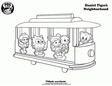 Free Printable Daniel Tiger Coloring Pages - Coloring Home