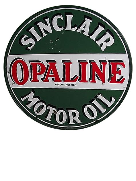 Vintage Sinclair Opaline Sign | Old gas stations, Old signs, Petroliana