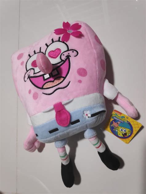 Pink SpongeBob with loves -$10 with free shipping, Hobbies & Toys, Toys ...