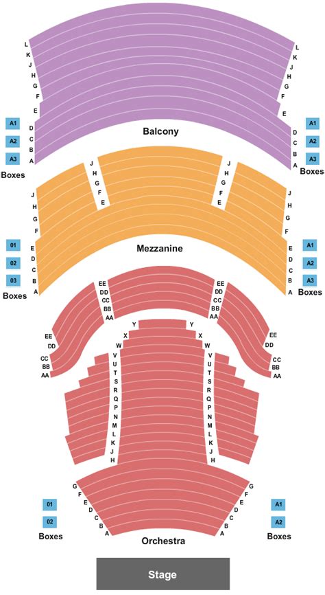 Amaturo Theatre Seating Chart