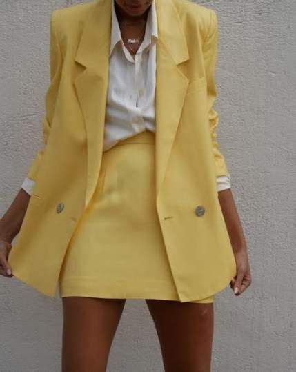 Super dress yellow pastel 29 Ideas | Fashion, Womens suit outfits, Trendy outfits