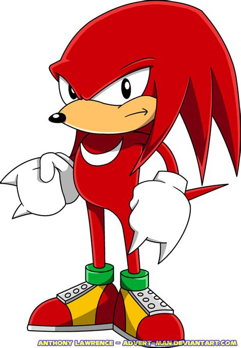 Classic Knuckles the Echidna by Advert-man on DeviantArt