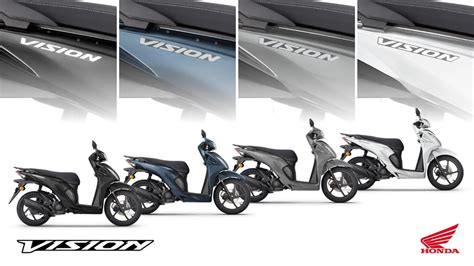 Honda Vision 110 2023 – Φρέσκιες χρωματικές επιλογές - BIKEIT!