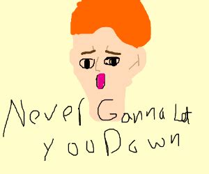 Never Gonna Give You Up - Drawception