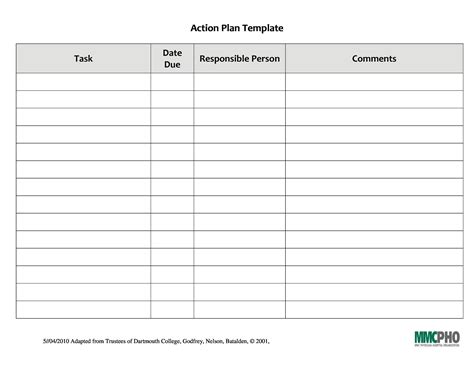 45 Free Action Plan Templates (Corrective, Emergency, Business)