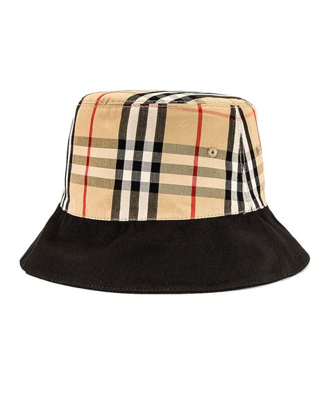 Burberry Bucket Hat in Black | FWRD