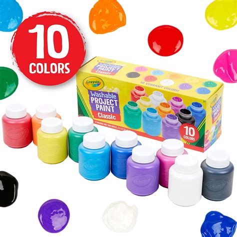 Crayola Washable Kids Neon Paint Set 54-1205 Assorted | Office Mart