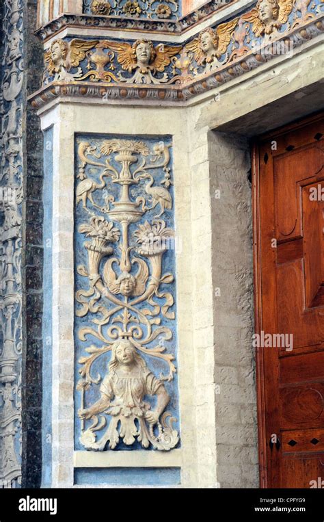 Italy, Aosta Valley, Aosta, Cathedral, Detail Facade Stock Photo - Alamy