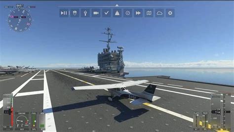 Where is the Aircraft Carrier in Microsoft Flight Simulator