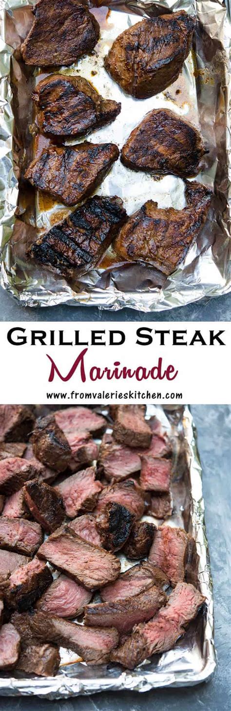 Grilled Steak Marinade | Valerie's Kitchen