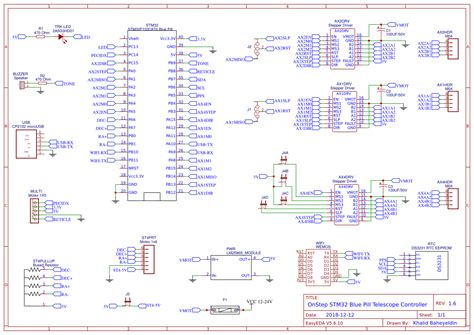 OnStep STM32 Blue Pill - EasyEDA