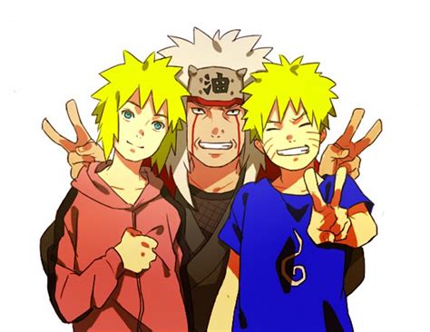 Minato, Naruto, & Jiraiya - Minato Namikaze Fan Art (25304270) - Fanpop