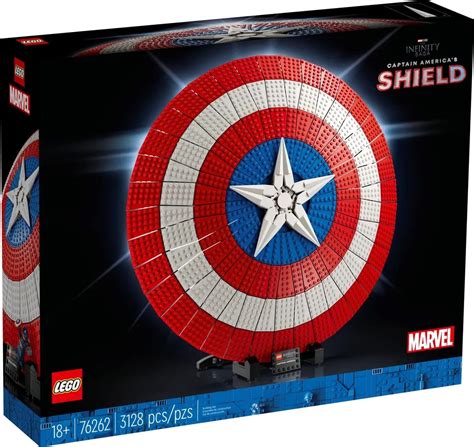 LEGO Debuts 3,000+ Piece MCU Captain America Shield Set