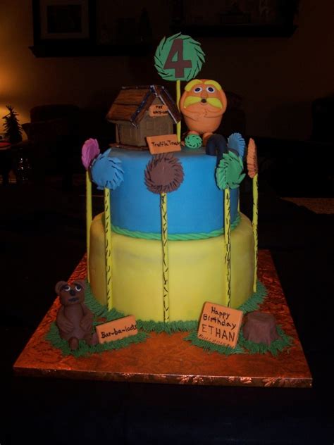 Lorax Birthday Cake - CakeCentral.com