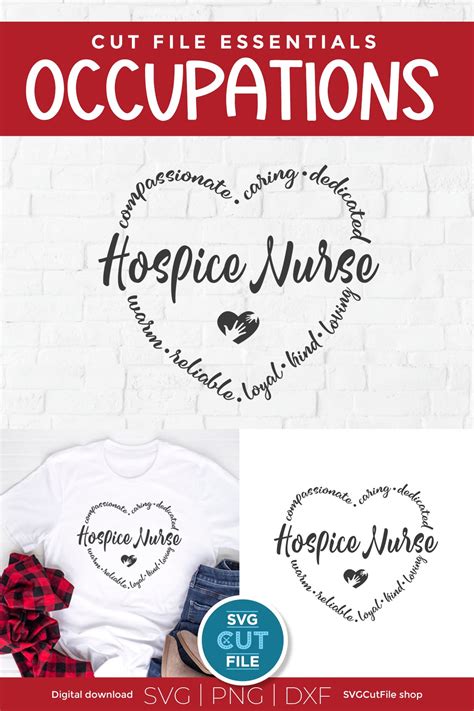 Hospice Nurse svg, a hospice nurse svg heart design