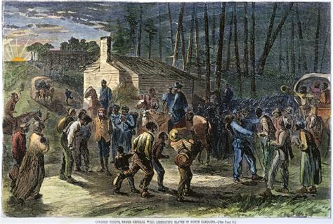 Posterazzi: Nc Liberated Slaves 1864 Nblack Union Troops Liberating ...