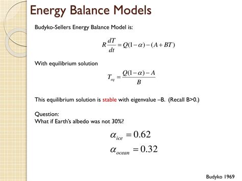 PPT - Introduction to Climate and Energy Balance Models PowerPoint ...