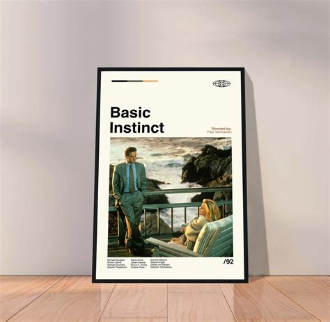 Basic Instinct Poster Paul Verhoeven Movie Poster - Etsy