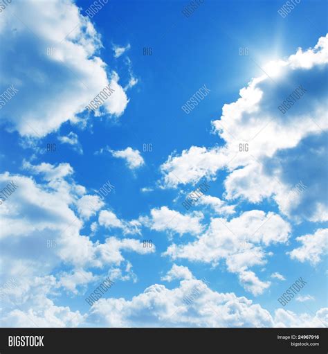 Blue Sky Clouds Sun Image & Photo (Free Trial) | Bigstock