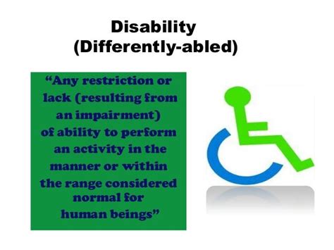 differently abled