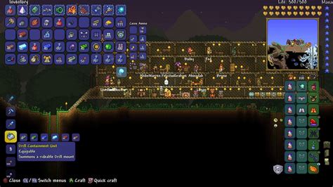 Just made my first Drill Containment Unit. I’m so happy! : Terraria