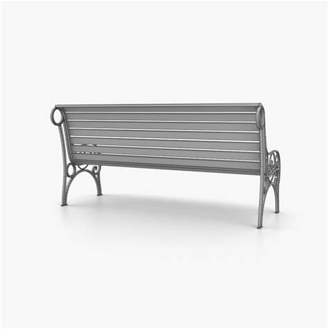 City Bench 3D Model - TurboSquid 1814945