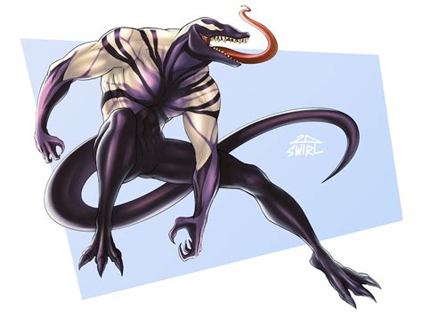 Symbiote lizard OC [Commission] by 2DSWIRL on Newgrounds