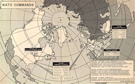 NATO commands map – Never Was